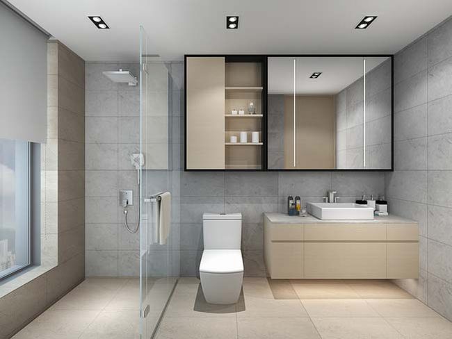 Nhà tắm đẹp đơn giản không kém phần tinh tế – Thiết kế trang trí ...